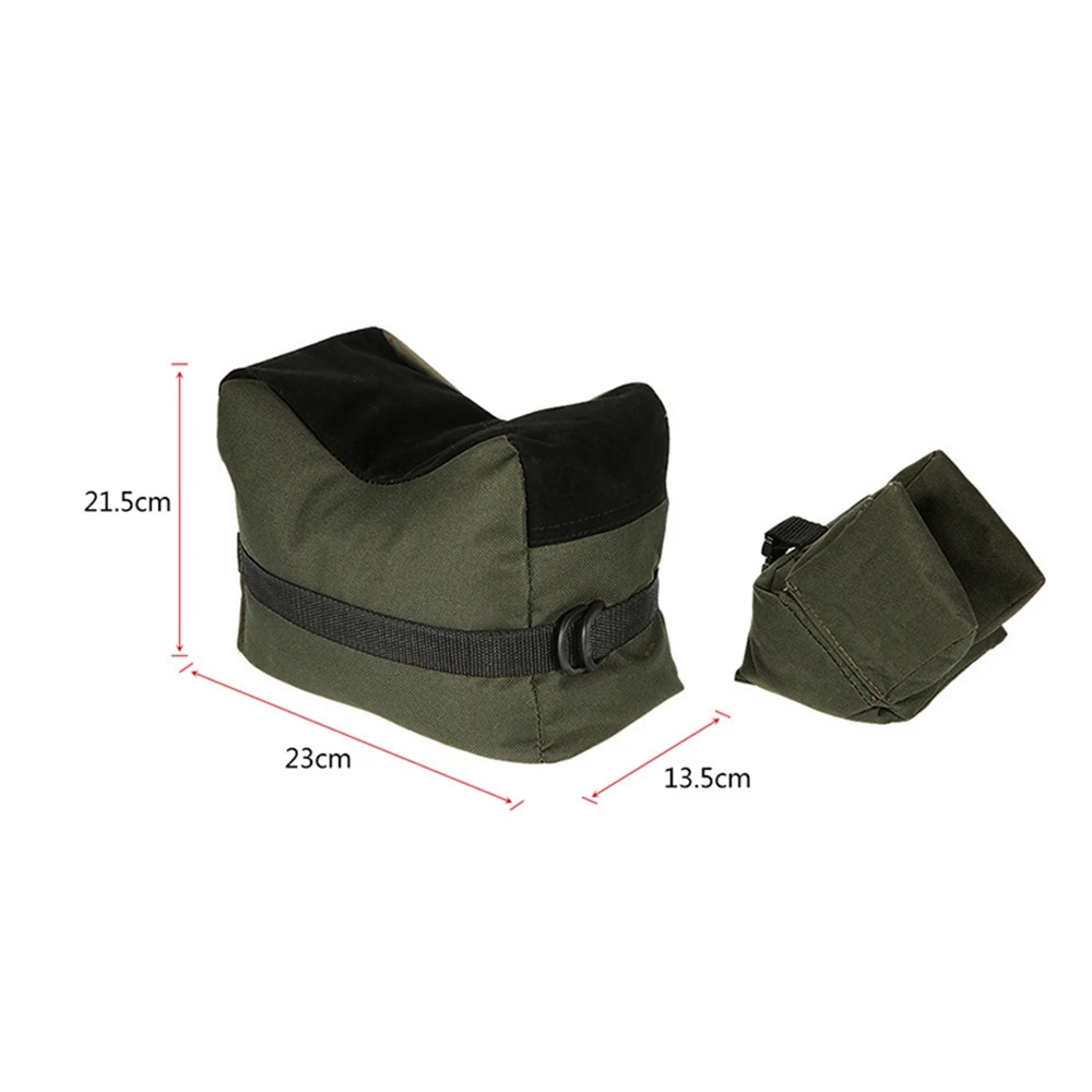 Banco de objetivo para Rifle delantero y trasero, soporte sin relleno, bolsa de arena, accesorios de caza, bolsa táctica para francotirador, juego de bolsa de descanso para pistola - imagen 3
