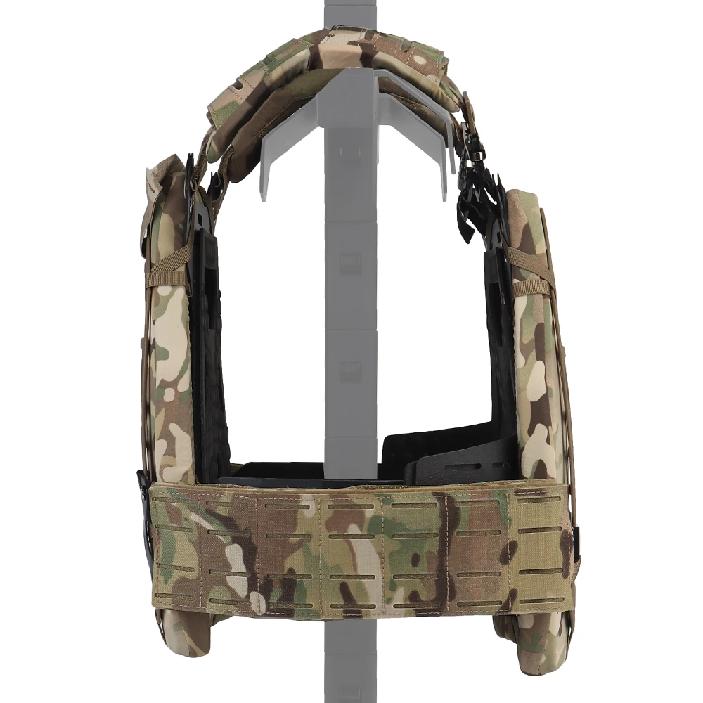 Chaleco táctico PFM S & S2.0, marco de placa Modular, esqueleto, combate ligero, liberación rápida, chaleco con hebilla ajustable, chaleco de Paintball - imagen 4