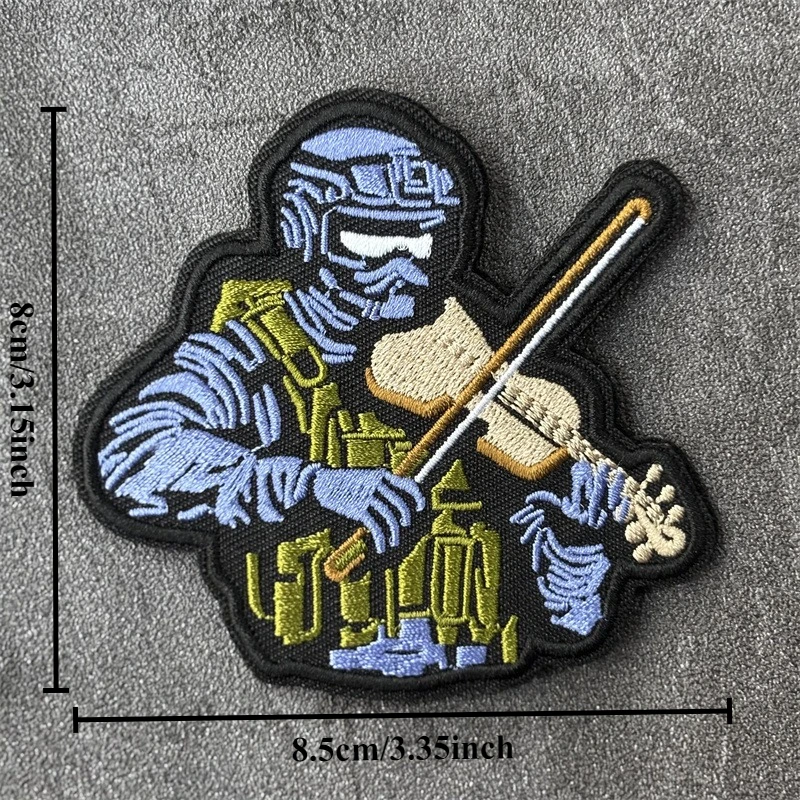 Parche bordado militar de soldado táctico, insignias de moral con gancho, parches, pegatinas para mochila y ropa - imagen 4