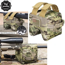 Bolsa de tiro táctica MOLLE con soporte arma y compresión delantera
