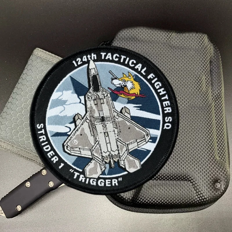 Parche de tela circundante para juego de combate Ace, insignia de moral para ropa, parche militar táctico con gancho, pegatinas para mochila - imagen 3