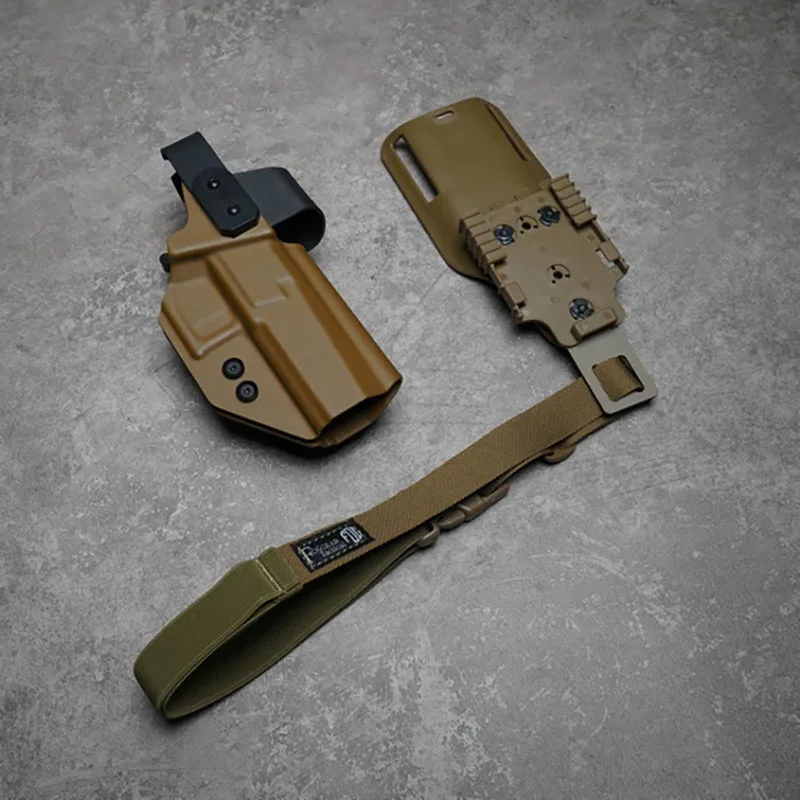 Funda táctica Kydex sin bloqueo secundario ligero de extracción rápida para CZP07/09-cerradura de protección óptica y caída de nivel 2