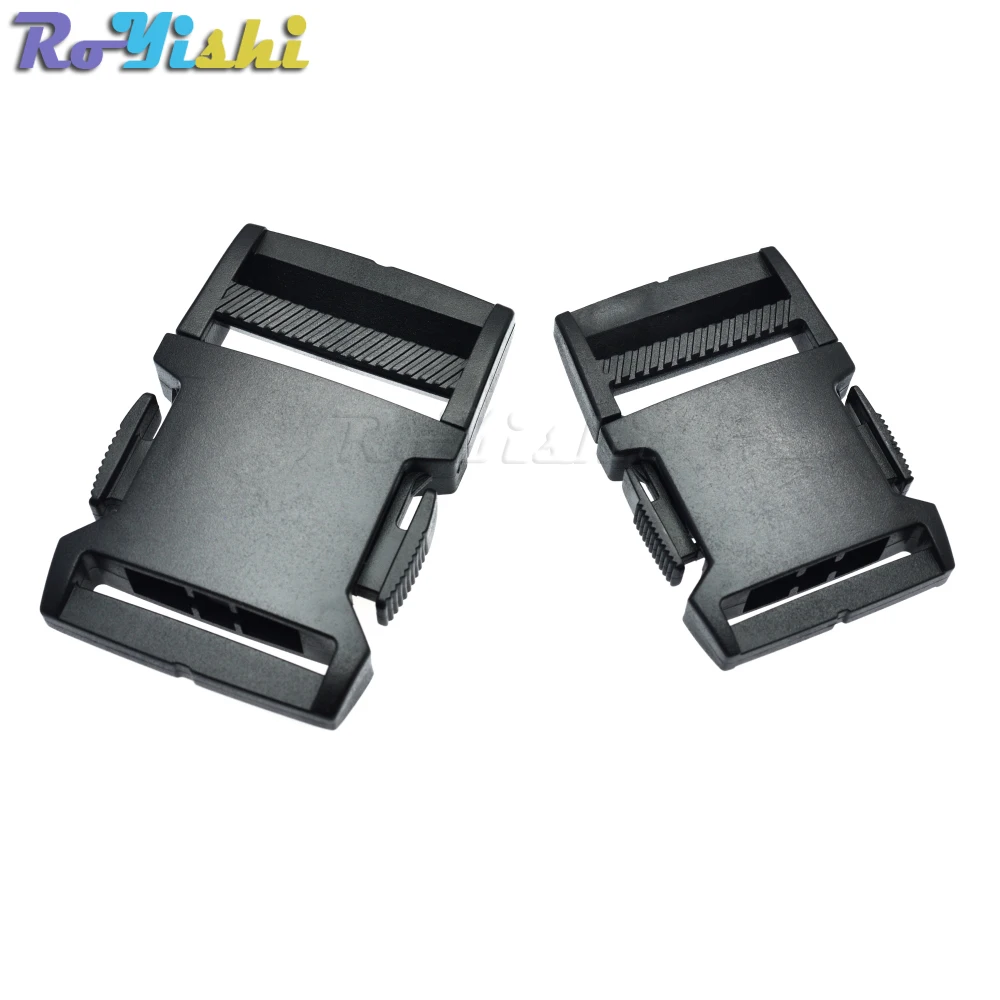 Hebillas de Liberación lateral de plástico, correas de mochila de 1-1/4 ", 1-1/2", 32mm, 38mm, color negro - imagen 2