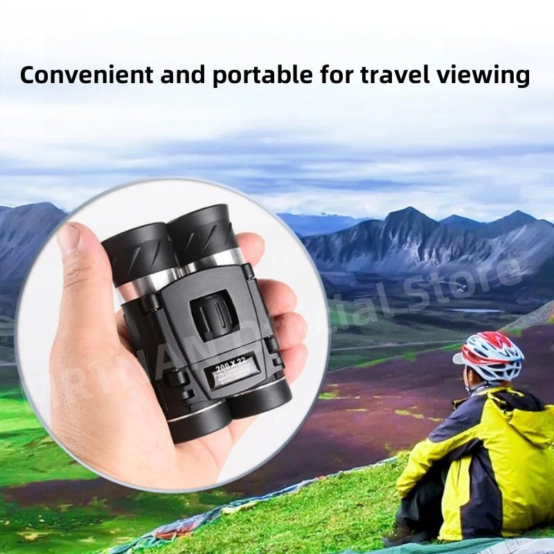 Binoculares potentes profesionales de 50000m, telescopio HD de gran aumento y poca luz, binoculares portátiles para exteriores para acampar - imagen 3