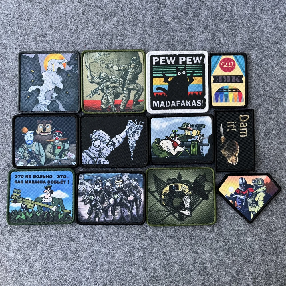 Insignia de moral de Chevron "Spawn, Corps", parches tácticos Airsoft, brazalete de operaciones especiales del ejército militar, mochila, pegatinas de gancho - imagen 3