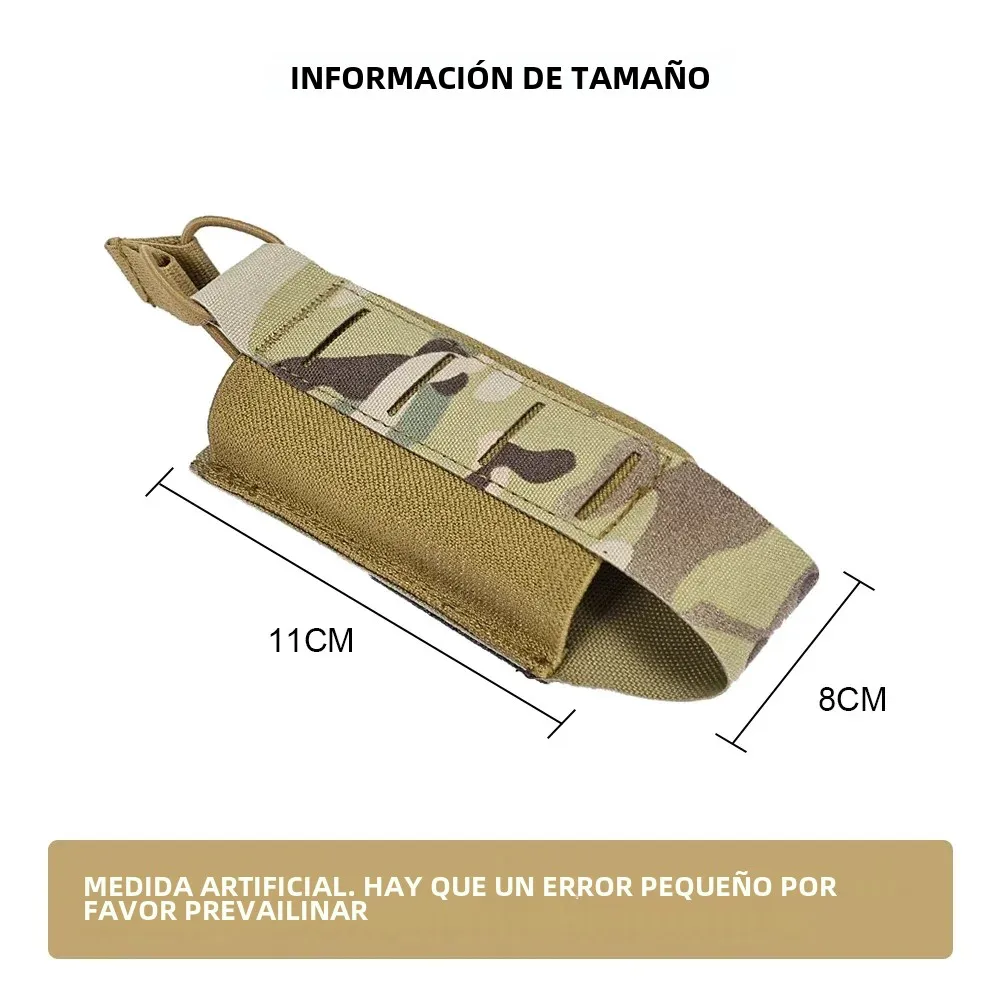 Bolsa táctica elástica individual Mag Molle de 5,56 MM y 7,62 MM, sistema de tiro de Paintball CS, funda para revista Tegris M4 AK de nailon para caza - imagen 4