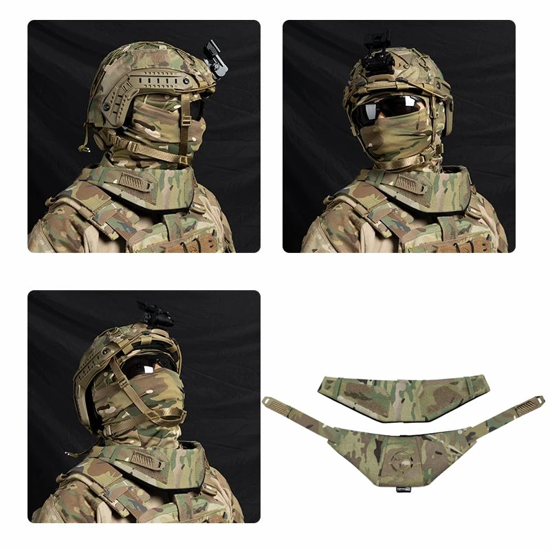 Equipo de equipo militar, accesorio de Protección de caza, chaleco táctico militar 500D, cuello Protector Universal - imagen 4