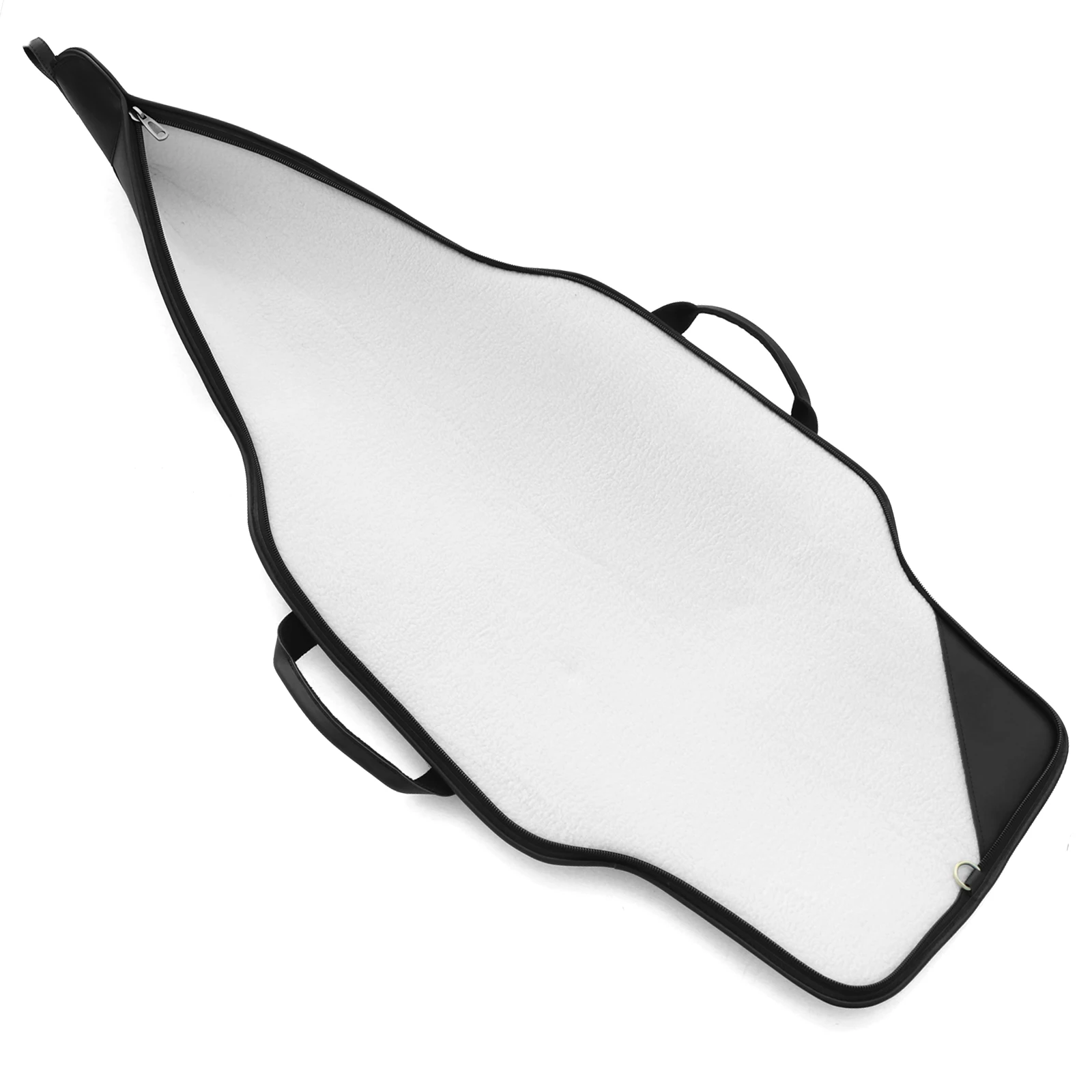 Tourbon-Funda de cuero genuino para Rifle, alcance óptico suave con bolsa acolchada, accesorios de caza y tiro, 128CM, color negro - imagen 4