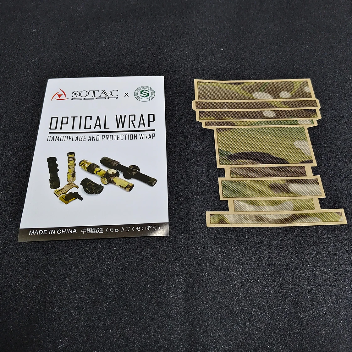 Pegatina envolvente para linterna Surefire de caza, pegatina óptica protectora para luz de explorador M300B M300V M600B M600V M600DFOKWS 18350 18650 - imagen 5