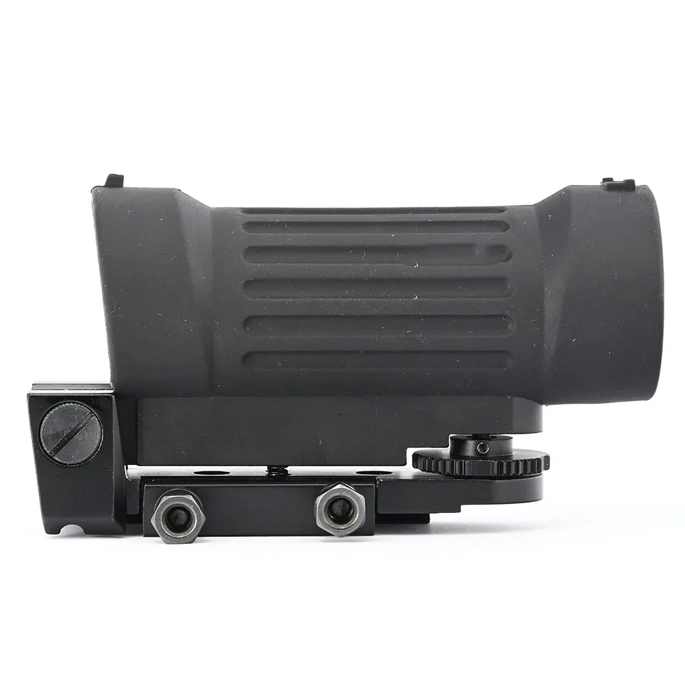 Mira telescópica de tipo táctico, mira óptica 4x30, Base de montaje Picatinny Weaver de 20mm con cubierta protectora completa de goma - imagen 2