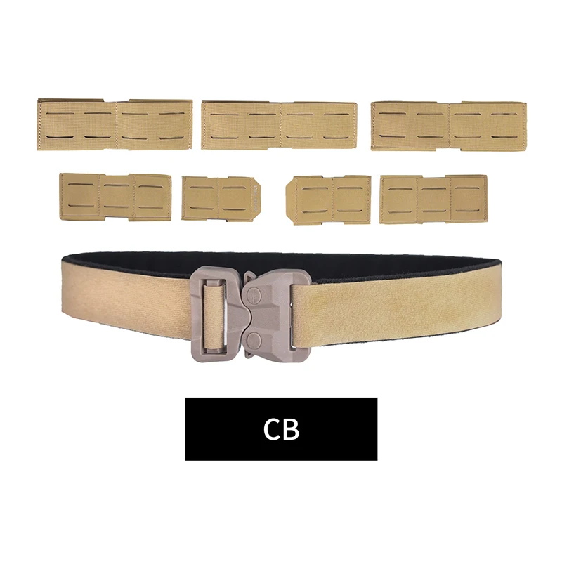 Cinturón táctico de liberación rápida, cinturones MOLLE exteriores, cinturón resistente Airsoft, equipo de combate de utilidad de nailon, accesorio de caza - imagen 3