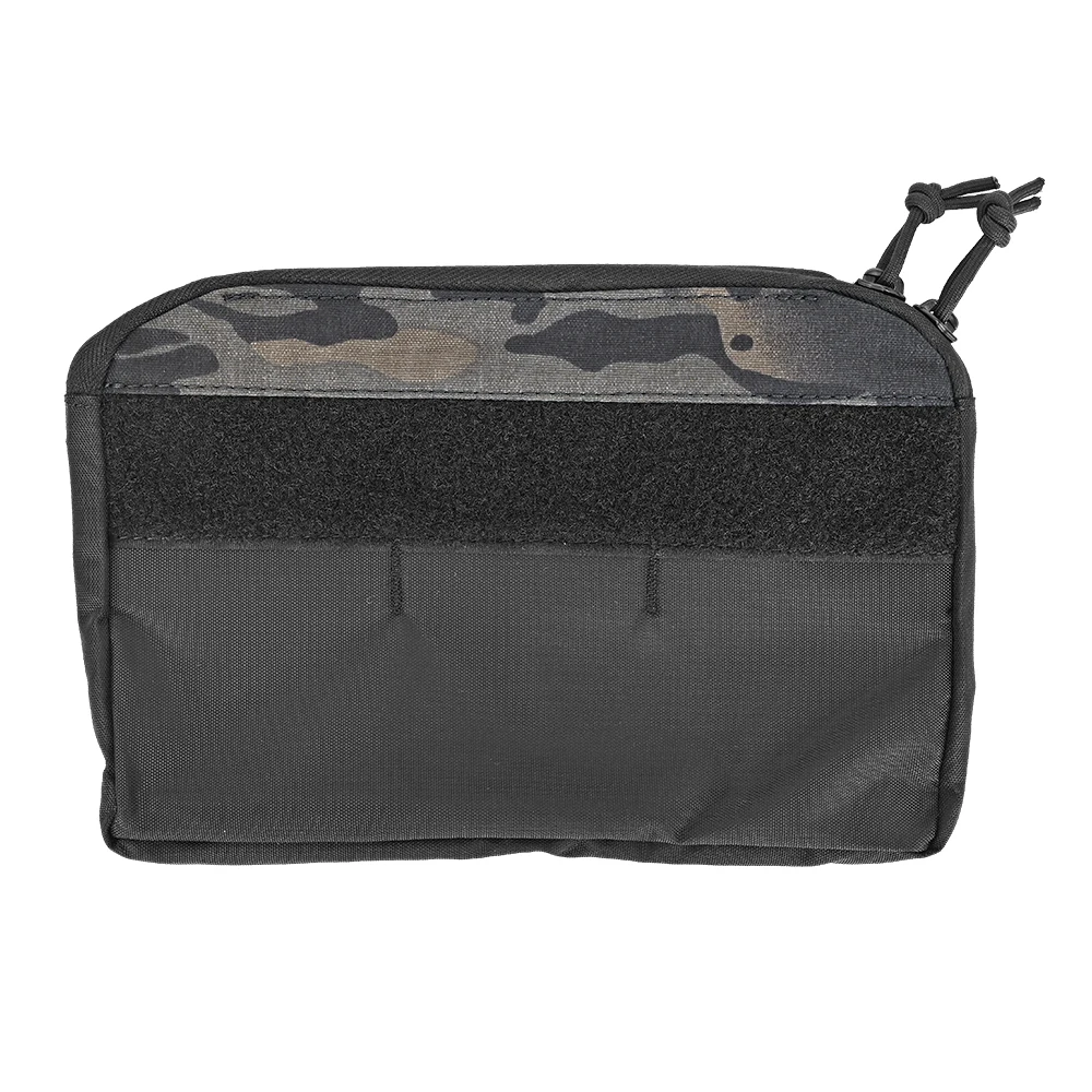 Bolsa táctica delgada pequeña de medio bolsillo con inserto de canguro, bolsa con cremallera, almacenamiento de engranajes para deportes al aire libre, accesorios de caza con solapa frontal doble - imagen 2