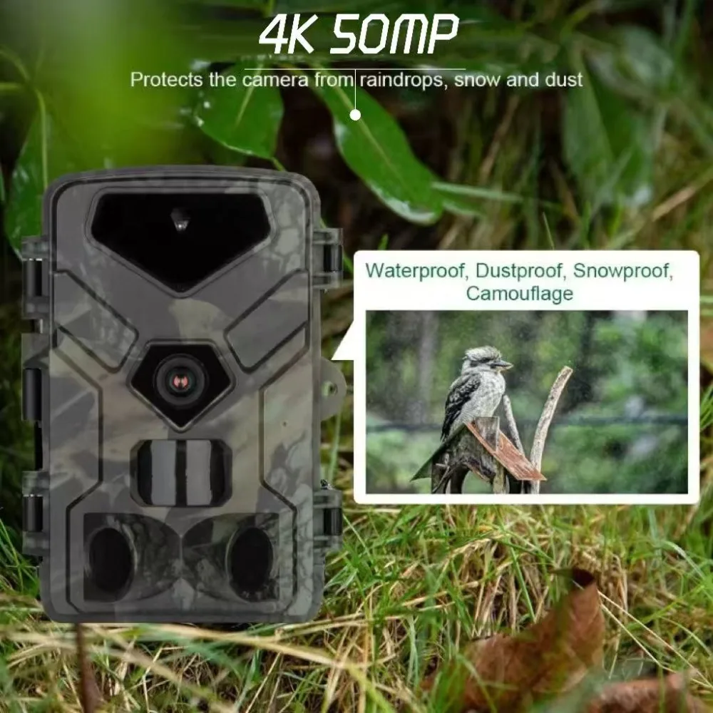 SunTekCam Cámara trampa IP56 50MP 4K – Visión nocturna impermeable - imagen 4