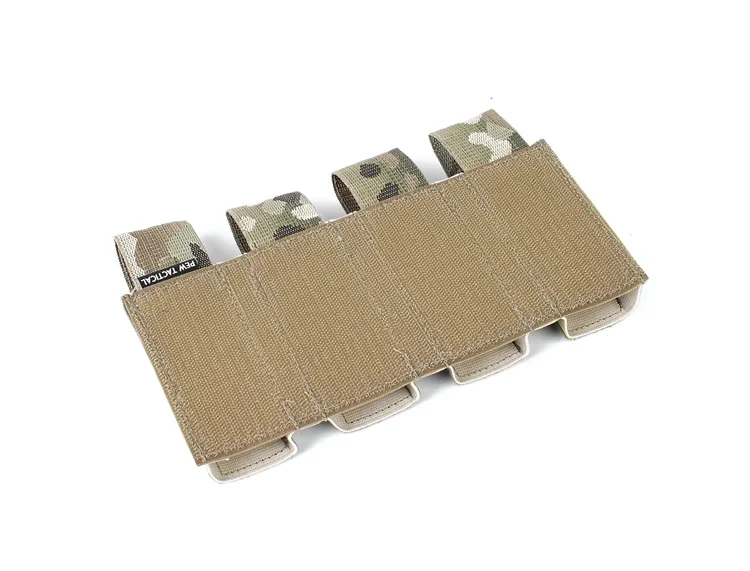 PEW TACTICAL FERRO STYLE Turnover - Quad SMG Grande DOPE The Slickster AIRSOFT MAG MP7 MPX UMP45 EVO - imagen 5