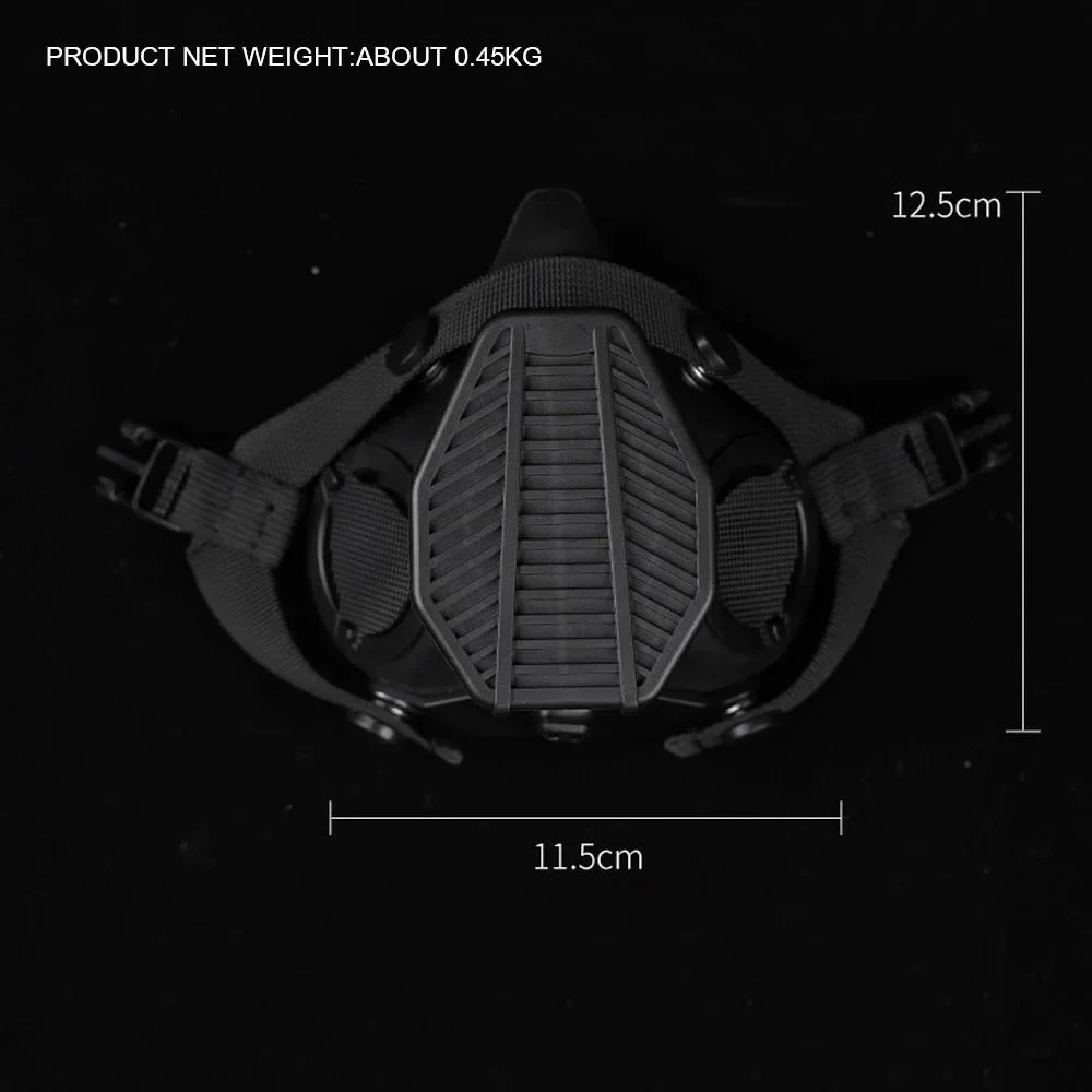Máscara respiradora Airsoft para hombre, versión de comunicación, para deportes al aire libre, Paintball, Cosplay, Halloween - imagen 2
