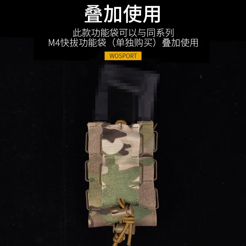 Chaleco táctico Molle de manga Quickdraw de 9Mm, pretina, equipo militar táctico Universal, bolsa funcional de camuflaje para exteriores - imagen 5