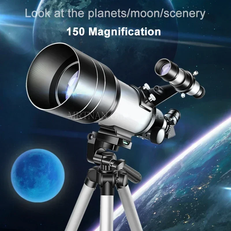Telescopio astronómico profesional F30070, Monocular con Zoom de 150 veces, visión nocturna HD, observación de estrellas y luna - imagen 3