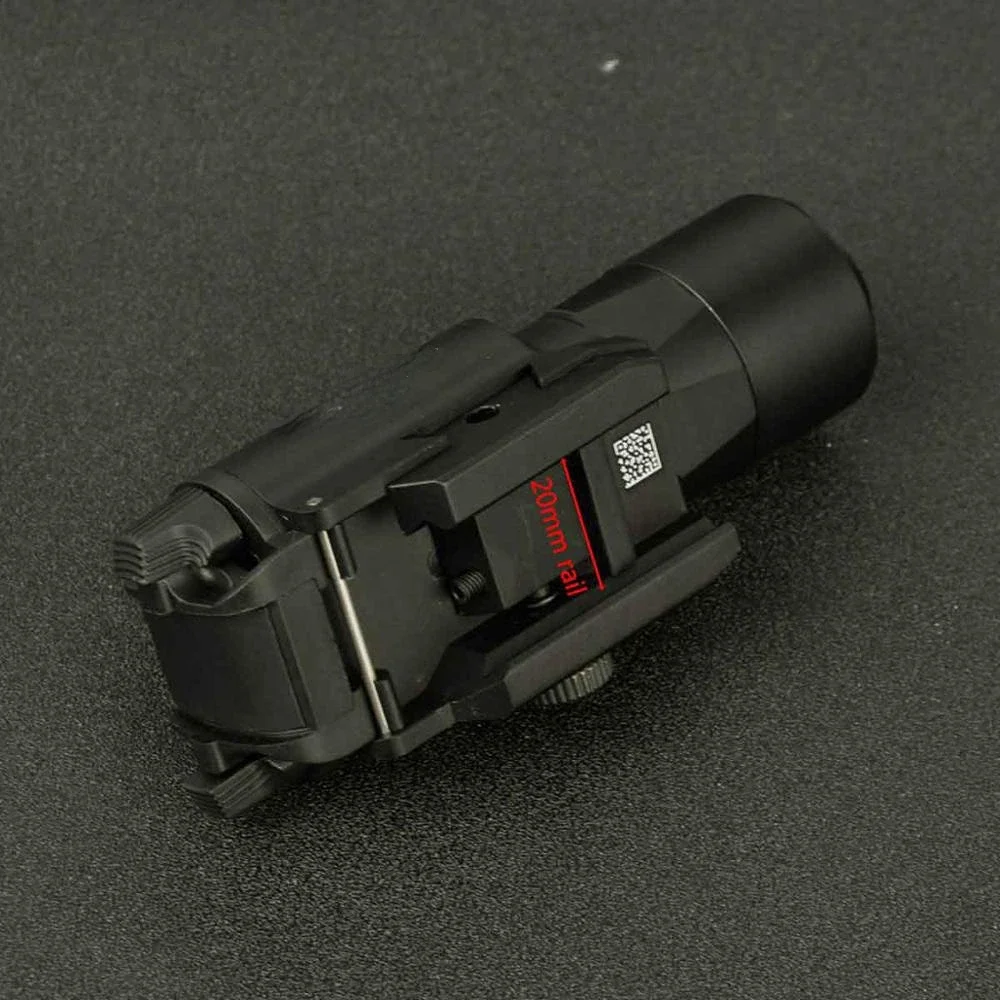 Luz de arma táctica del ejército X400 Ultra X400U, linterna estroboscópica de pistola láser roja con riel Picatinny X300 X300 Ultra - imagen 3