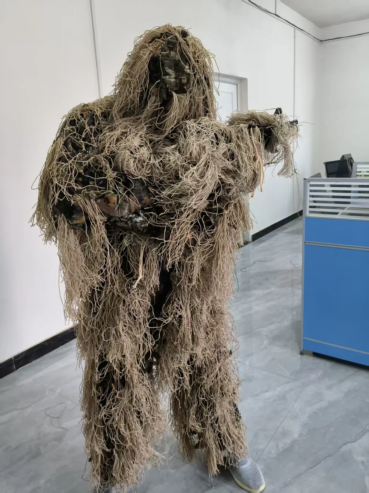 Traje Ghillie 3D Geely hojas biónicas sigilosas para caza - imagen 4
