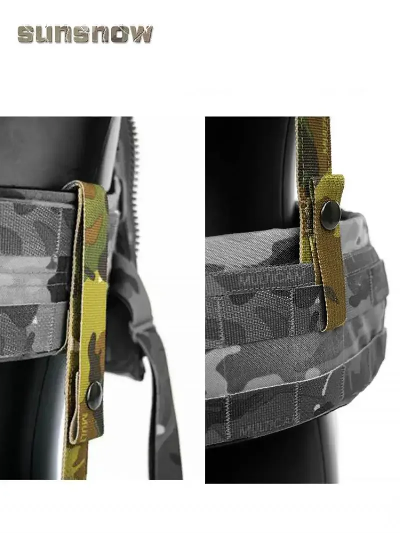 1 par CP STKSS AVS sello de cintura táctico y chaleco táctico cinturón de conexión placa de fibra de carbono correa de enlace Multicam - imagen 3
