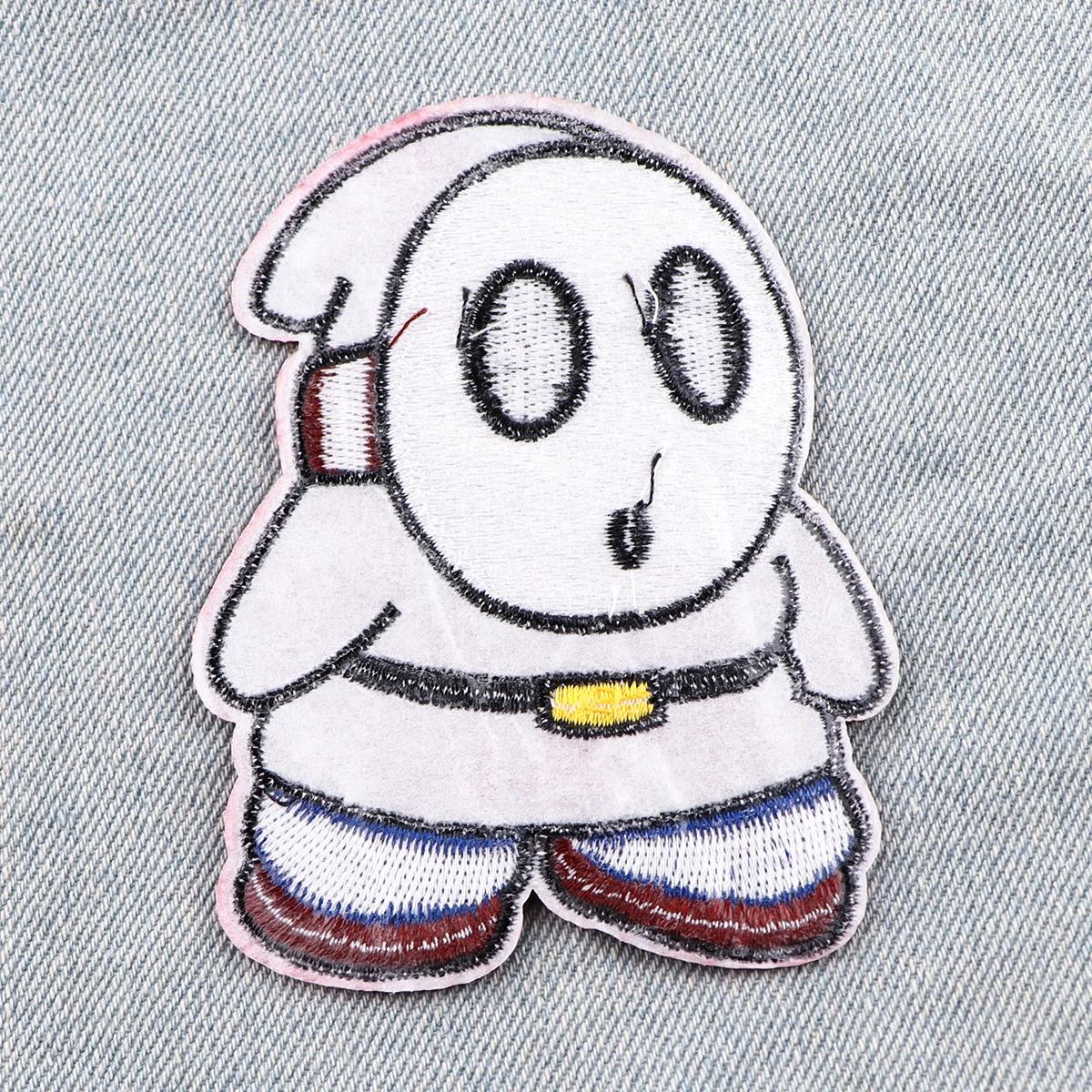 Parche de fantasma bonito para ropa, parches para planchar DIY, pegatinas, parches bordados para insignias de ropa, accesorios de Halloween - imagen 4