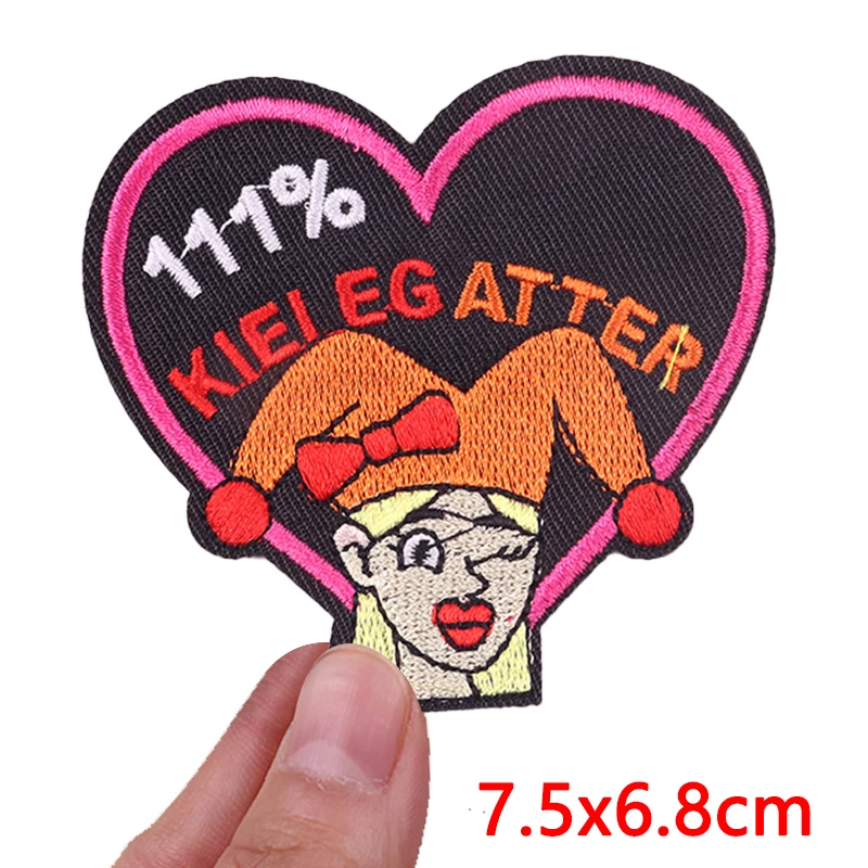 Parche bordado con emblema de Nederland Kielegat, parches para planchar para ropa, parche de Carnaval de Nederland, insignias para coser/planchar, novedad de 2026 - imagen 3
