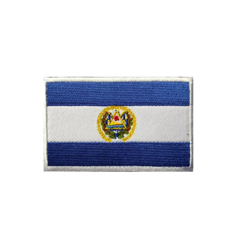 Chile Brasil México Panamá Argentina Cuba bandera nacional parche bordado insignia emblema brazalete bordado gancho y bucle - imagen 4