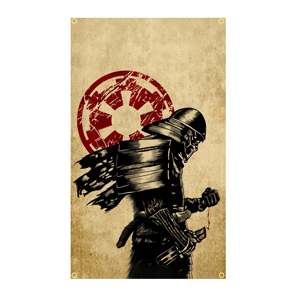 Bandera del Imperio Galáctico FLAGLAND, 90x150cm, Rojo - imagen 3