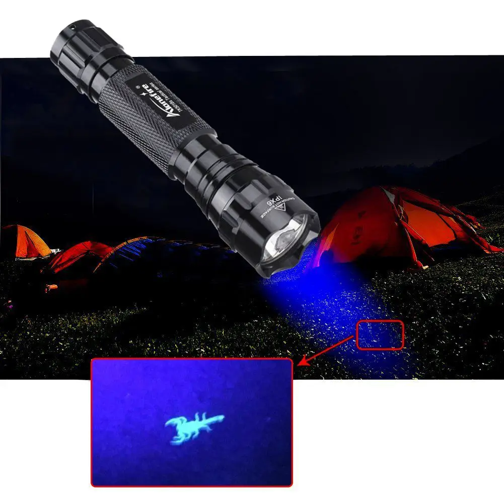 Linterna LED UV de alto brillo, marcador de tinta Invisible de 10W, 365nm/395nm, luz fluorescente para Escorpión, gato, perro, orina - imagen 3