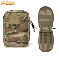 SPANKER-bolsas tácticas Molle, riñonera EDC, botiquín de primeros auxilios médicos, bolsa de nailon, chaleco de caza al aire libre, bolsa de accesorios