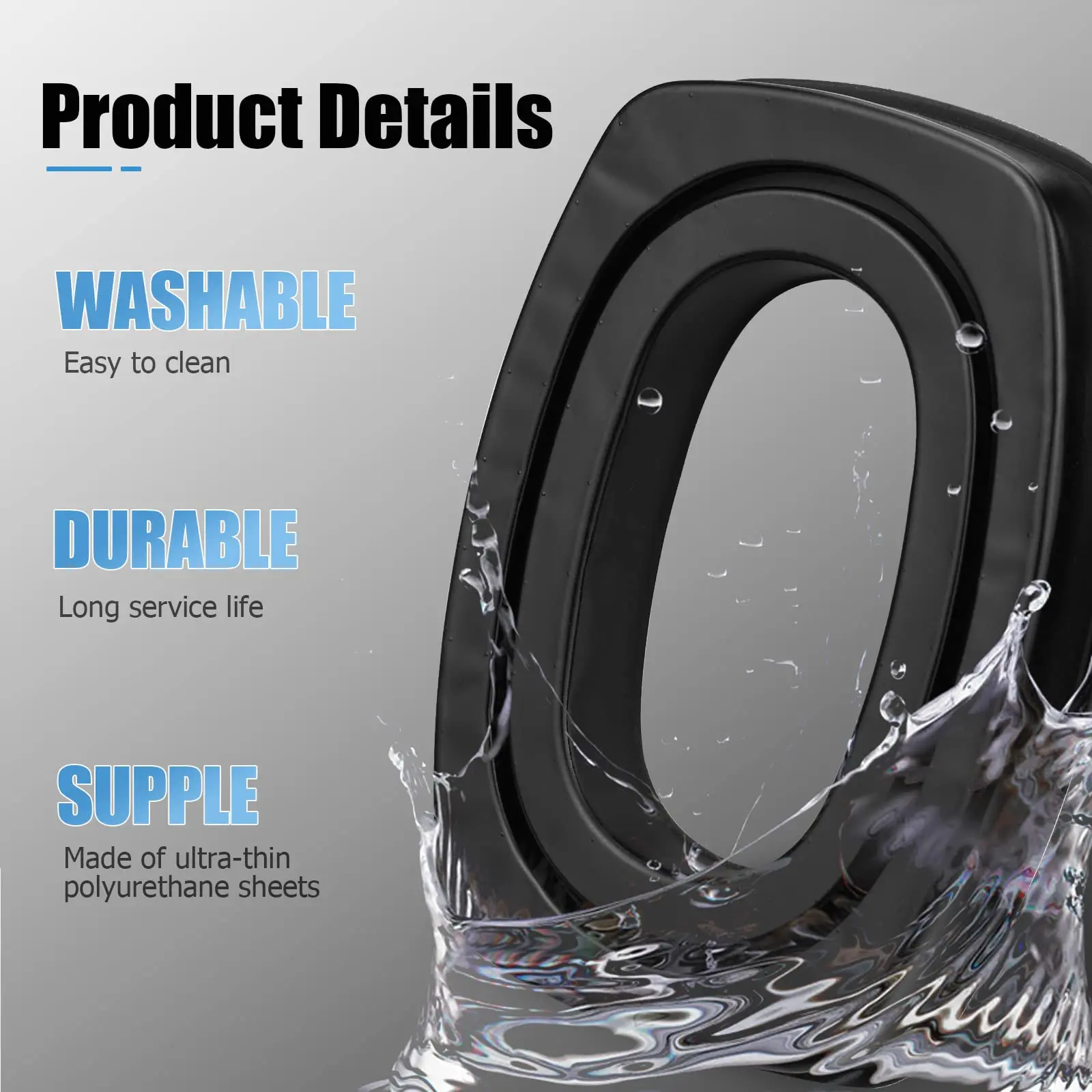 Almohadillas de repuesto de Gel para 3M Peltor/Howard Leight/Walkers Razor, auriculares de protección auditiva, orejera de tiro antiruido - imagen 5