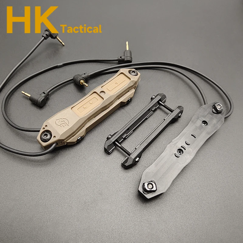 Botón de interruptor de presión remoto de doble función, nuevo enchufe táctico de 2,5 MM/3,5 MM/SF para láseres DBAL A2 PEQ y linternas M600 M300 - imagen 2