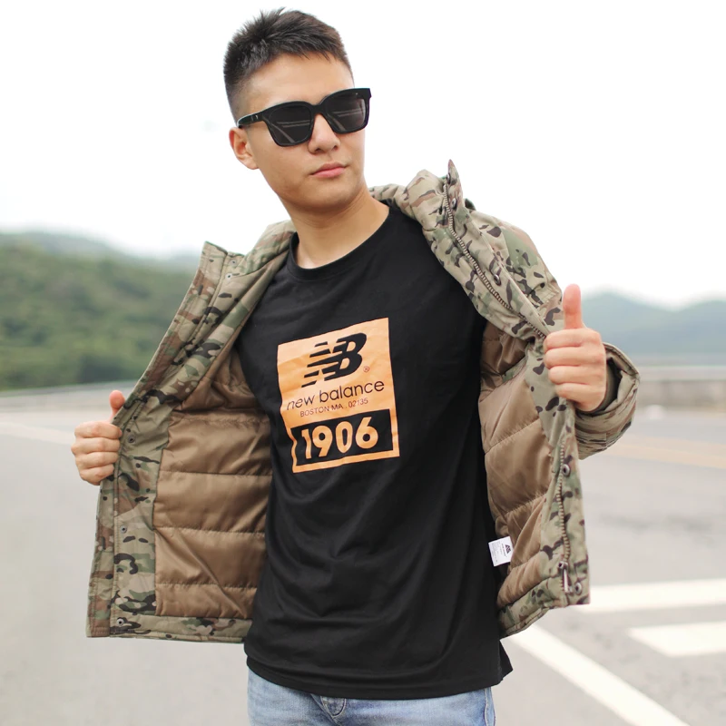 Abrigo de algodón de camuflaje para todo terreno para hombres, chaqueta de camuflaje cálida gruesa, ropa táctica para fanáticos del ejército al aire libre - imagen 3