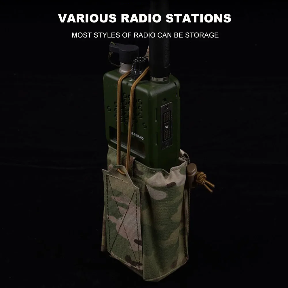 Bolsa táctica SPUD multifunción MOLLE, chaleco de caza, portador de placa, bolsa de almacenamiento de Radio extendida, Airsoft 5,56 7,62 Mag, equipo de soporte - imagen 5