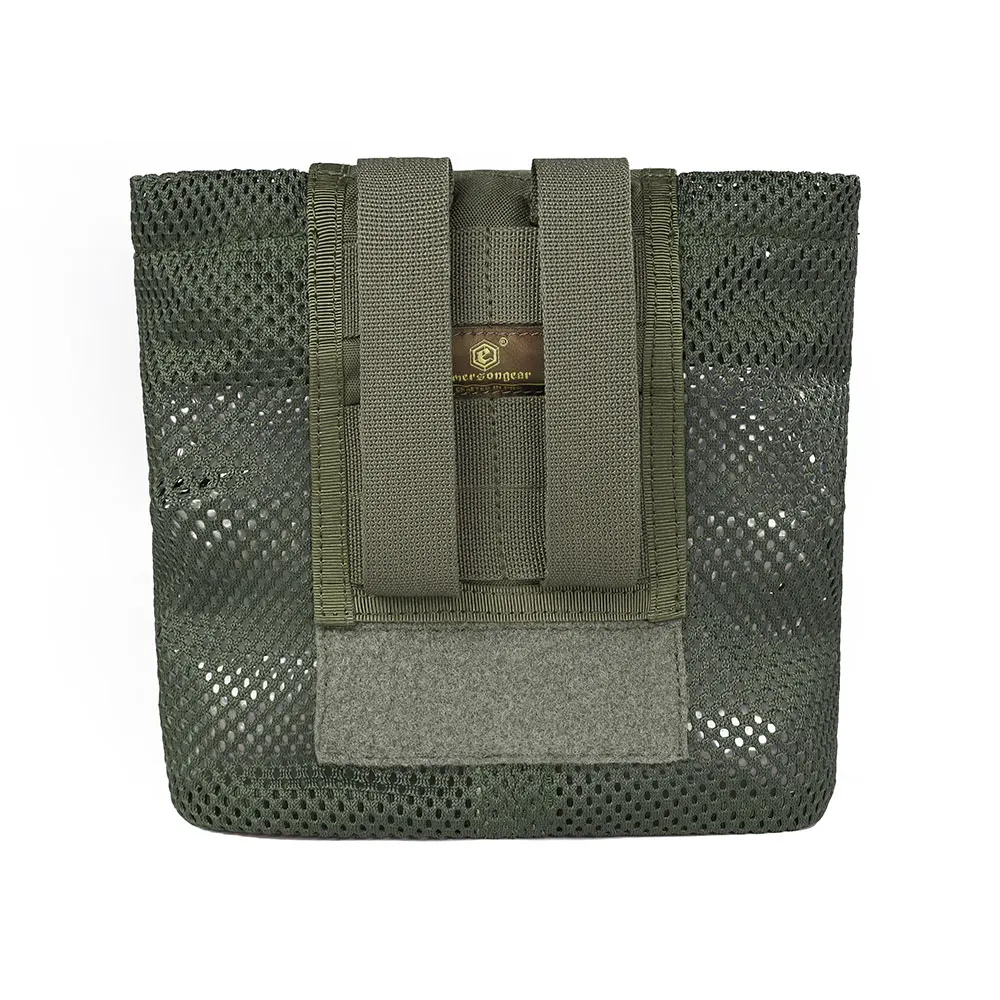 Emersongear-bolsa táctica de malla para despejo, bolsa plegable para reciclaje de revistas, bolsillo de almacenamiento magnético de red, utilidad MOLLE, portátil y ligero - imagen 5