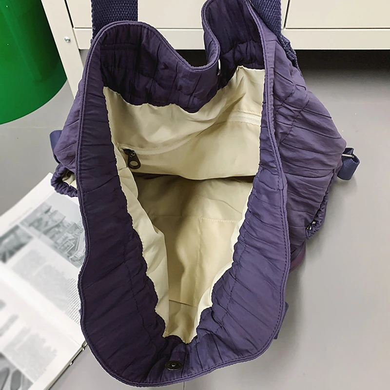 Nueva mochila para senderismo al aire libre para mujer, Camping, escalada, deportes, gimnasio, entrenamiento físico, bolsas con cordón, bolso cruzado con múltiples bolsillos - imagen 4