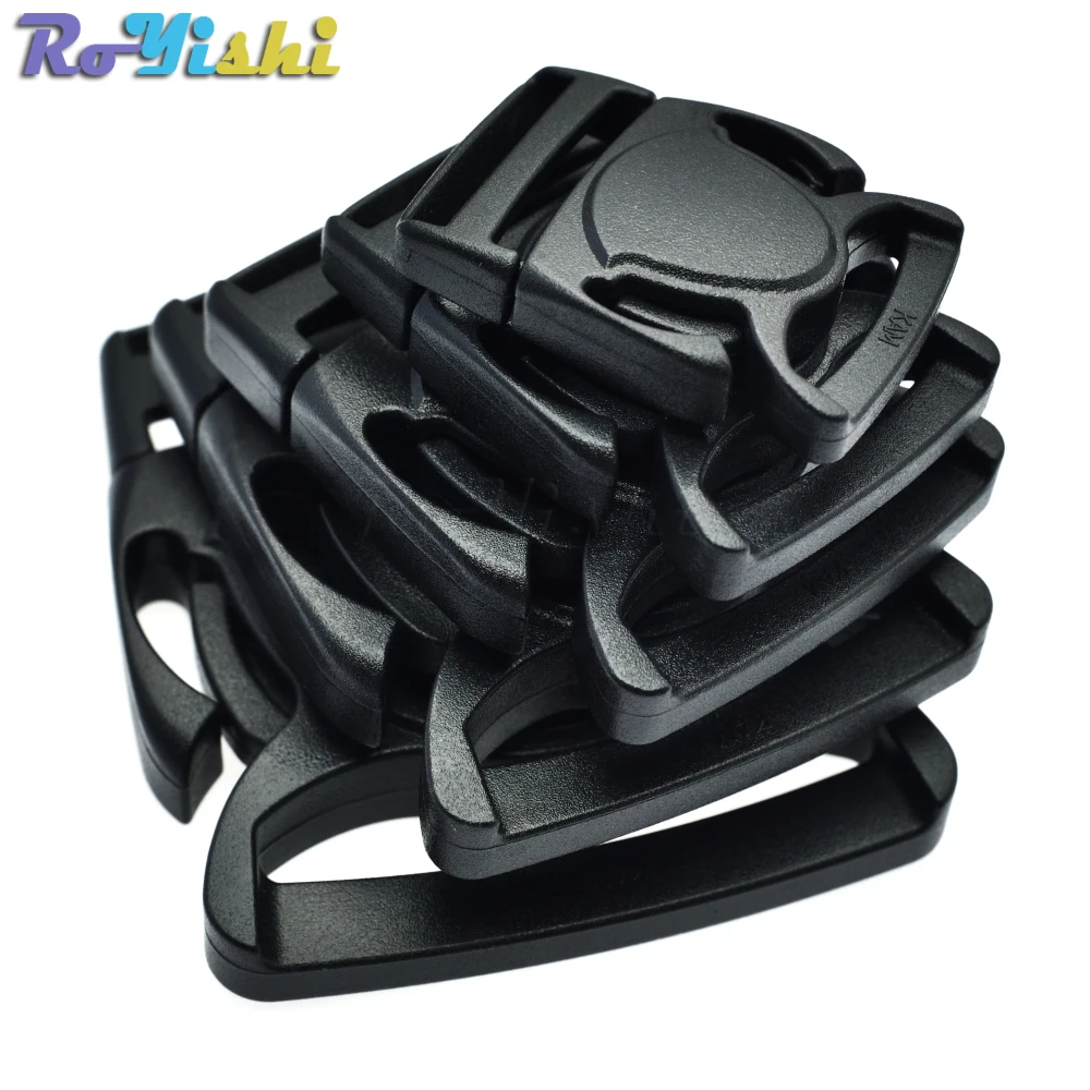 Hebillas de Liberación lateral de plástico, correas de mochila adelgazantes para bolsa de deportes al aire libre, accesorio de bolsa de viaje - imagen 2