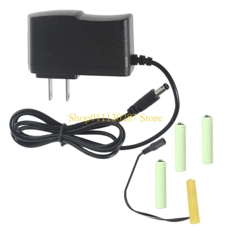 J1HC AAA Battery Eliminators Cable Replace 4Pcs 1.5V AAA Batteries for LED Light Toy - imagen 3