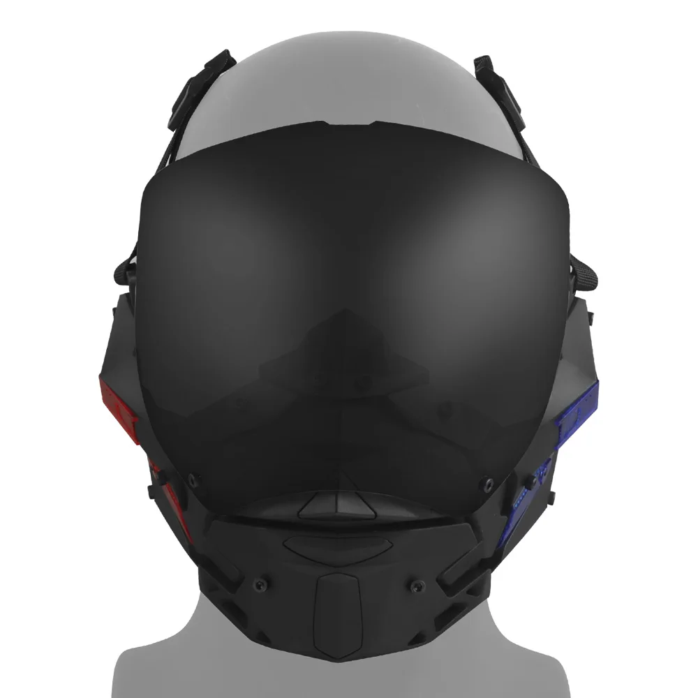 Máscara de protección al aire libre antiniebla transpirable Punk Cyber Night máscara ajustable máscara protectora de cara completa Cosplay de caza al aire libre - imagen 3
