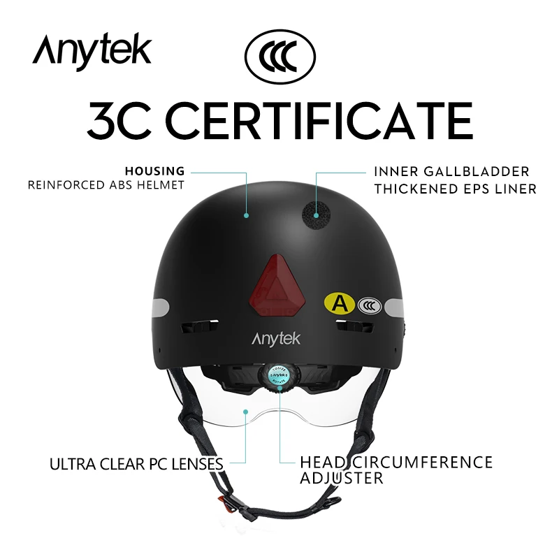 Casco de ciclismo de 54-63cm, cámara deportiva, casco ligero para bicicleta y motocicleta, grabadora de deporte extremo antivibración para ciclismo y esquí - imagen 5