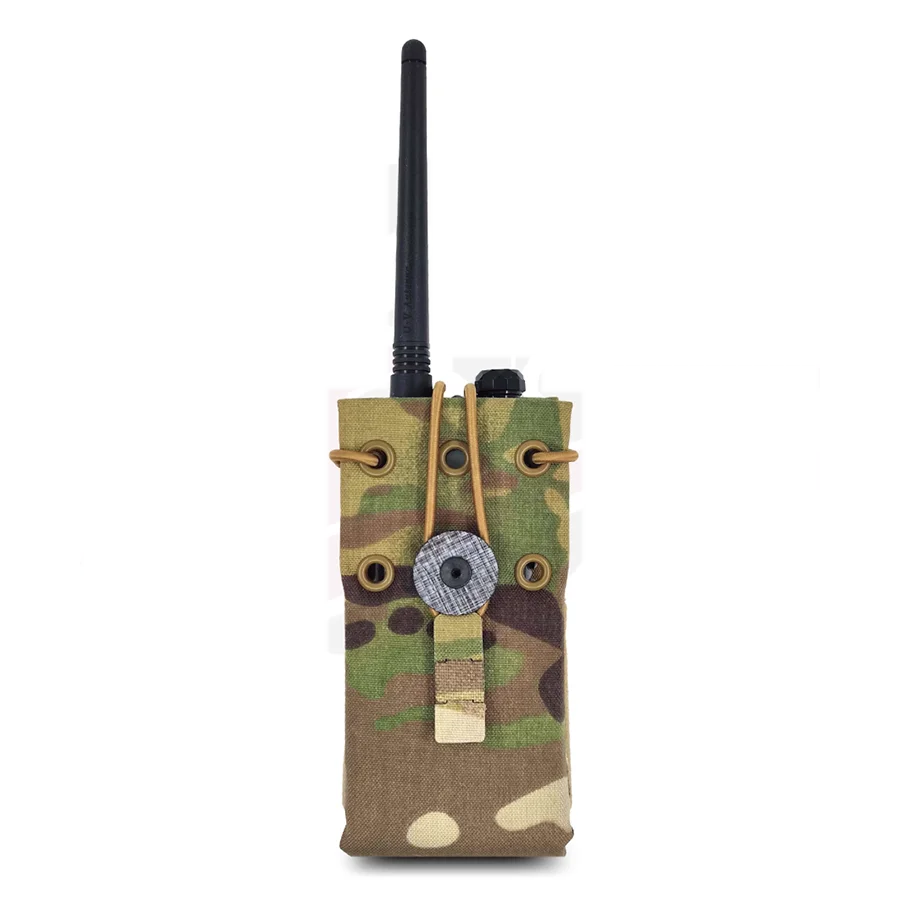 Bolsa de Radio para Walkie Talkie, chaleco táctico Molle, accesorios de salida lateral para UV-5R, UV-82 y UV-9R - imagen 4