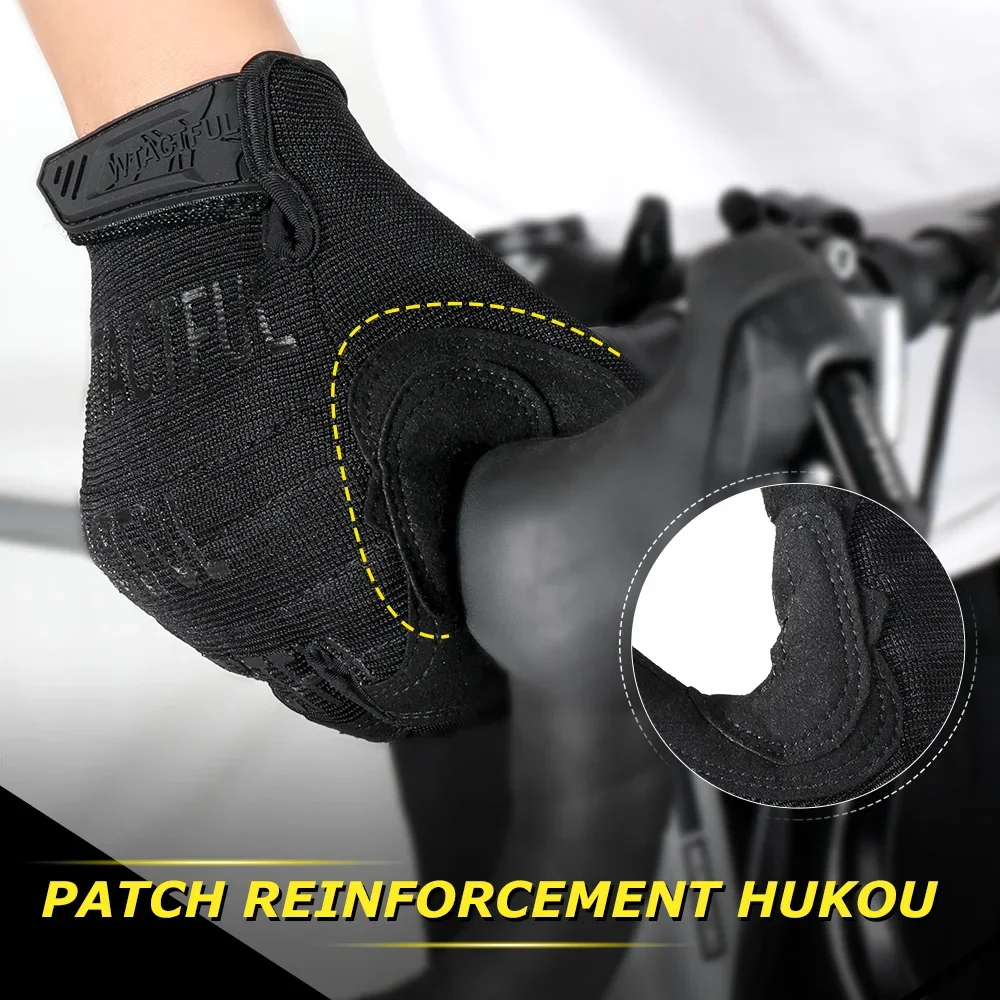 Guantes tácticos para hombre con pantalla táctil, a prueba de golpes, camuflaje, combate, caza, Airsoft, senderismo, ciclismo, tiro, bicicleta, conducción, antideslizantes - imagen 4