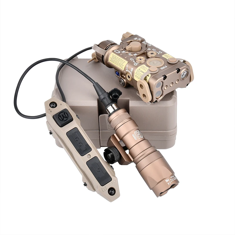 Láser táctico NGAL de aluminio IR, rojo, verde, azul, mira visible, luz estroboscópica blanca con SF M600 M300, luz de explorador, lámpara de caza - imagen 3