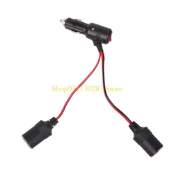 J1HC-Cable adaptador divisor para encendedor cigarrillos para vehículos, Cable adaptador divisor salida 1 a 4/3/2, a