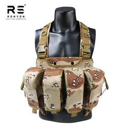 Chaleco táctico ligero MOLLE – Banda abdominal ajustable
