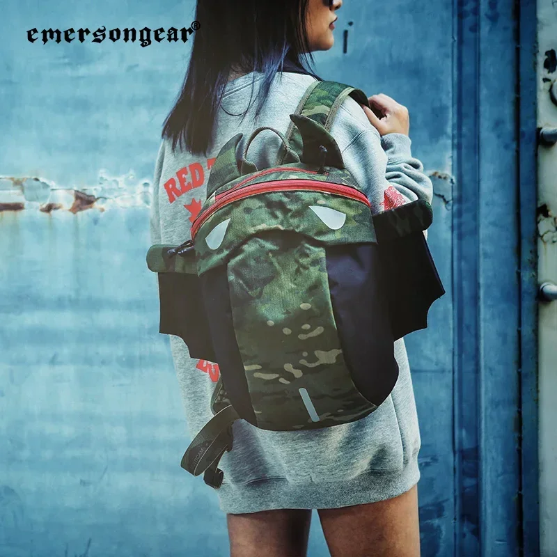 Mochila Emersongear para niños, bolso para niños estilo diablo, mochila de camuflaje, deportes al aire libre, Camping, senderismo, viajes, Camping, nailon diario - imagen 5