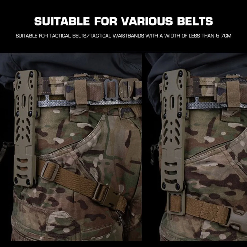 Adaptador de funda táctica Modular Compatible QLS Kit de sistema de liberación rápida plataforma de transporte de pierna caída accesorios Airsoft ajustables - imagen 5