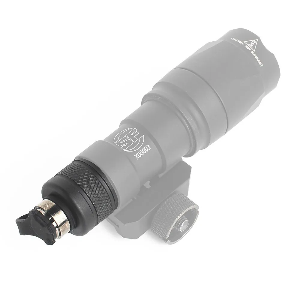 WADSN tapa trasera táctica de nailon/Metal, cubierta de interruptor de presión de doble función para linterna M300 M600, luz de arma de caza Airsoft - imagen 5