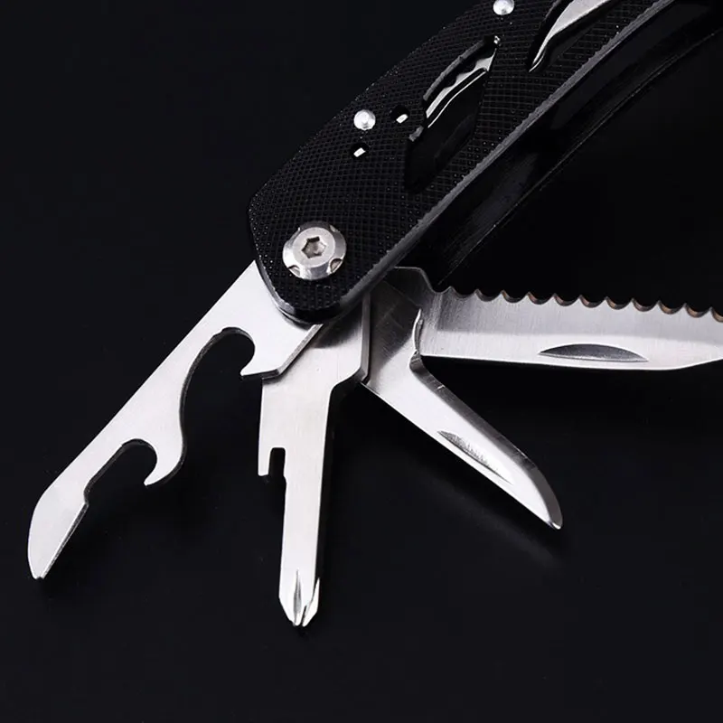 Alicates de herramientas universales para acampar al aire libre, alicates multiusos, alicates plegables, alicates de combinación de acero inoxidable - imagen 3