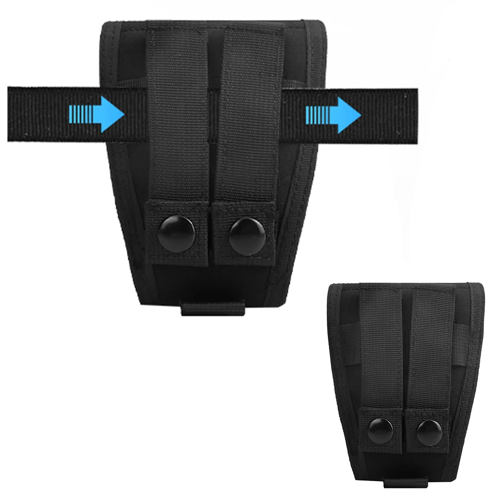 Funda Universal para esposas, funda para grilletes Molle, soporte para esposas de liberación rápida para cadena/bisagras/plegables/bolsa para esposas de abdominales - imagen 5
